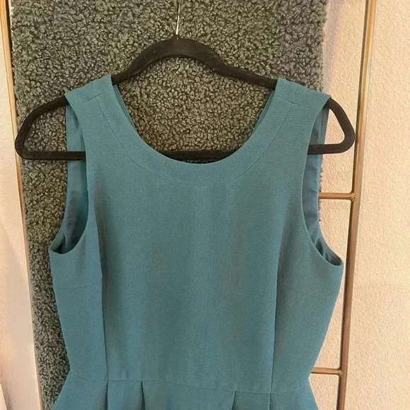 Madewell 1937 Emerald Green Dress - Picture 3 of 6